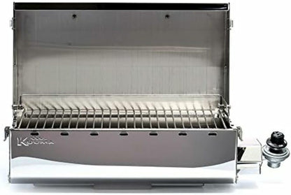 Stow and Go Propane Tabletop and Mountable Grill - Stainless Steel Gas Grill with Foldable Legs | Great for Camping, Boating, Picnics, Barbeques & More |13,000 Btus - (58130)