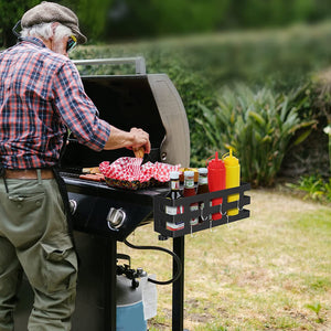 Griddle Caddy for 28"/36" Blackstone Griddles/Prep Cart Space-Saving Grill Caddy No-Punch Installation of Blackstone Griddle Accessories Blackstone Griddle Caddy Is Compatible with Any Countertop