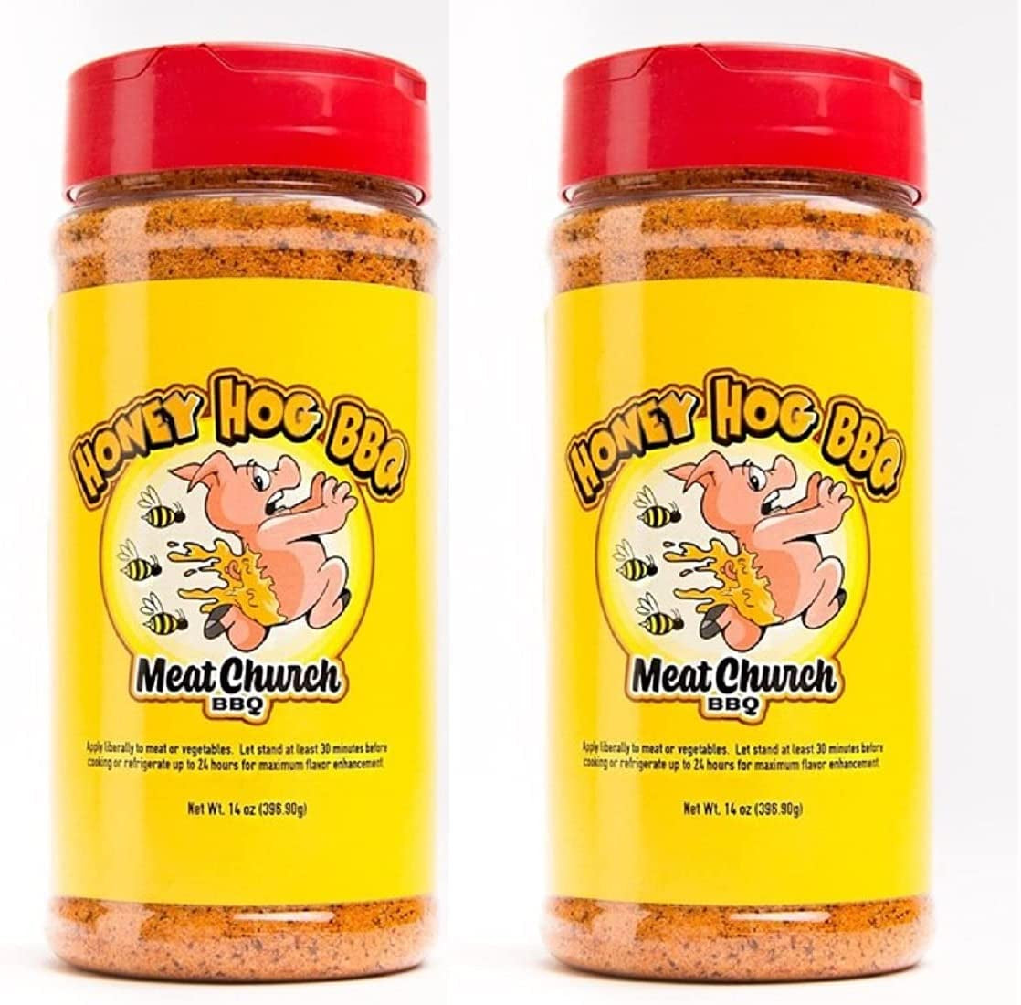 BBQ Rub Combo & BBQ Rub Combo: Two Bottles of Voodoo (14 Oz) BBQ Rub and Seasoning for Meat and Vegetables, Gluten Free, Total of 28 Ounces
