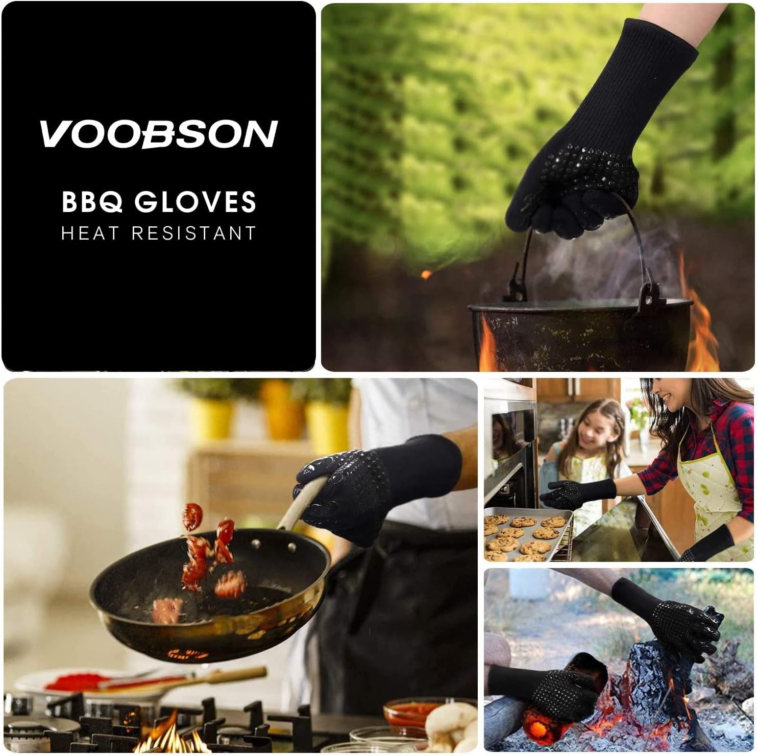 Grill Scraper Tool - Bristle Free Safe BBQ Cleaner with 1 Reusable Cleaning Gloves - Stainless Steel Heavy Duty Barbecue Brush Substitute Extended Handle & Bottle Opener Accessories