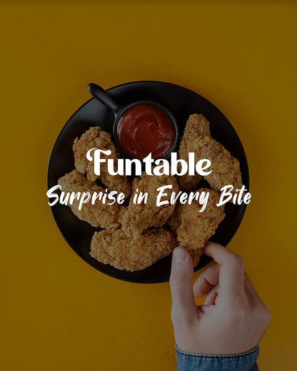 Funtable Delicious Korean Chicken Sauce (14.1Oz, Pack of 1) - Authentic Korean Flavor, Low-Calorie Sticky & Tangy Sauce. Ideal for Fried Chicken, Nuggets, Dipping & More