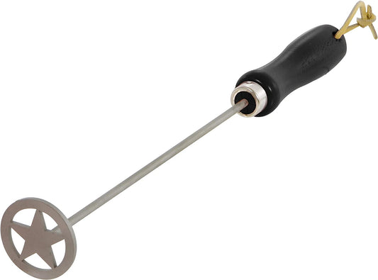 Circle Star Branding Iron for Steak, Buns, Wood & Leather