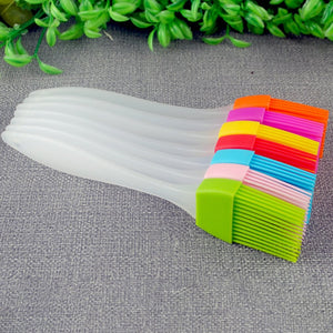 1Pc 17CM Small Oil Brush Silicone High Temperature Baking Barbecue Brush BBQ Baking Grilling Brush Food Grade Pastry Brush