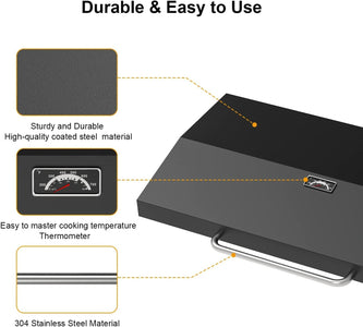 Hinged Lid for Blackstone Griddle 36 Inch, Hard Cover Lid for Blackstone, Blackstone Griddle 36 Inch Accessories