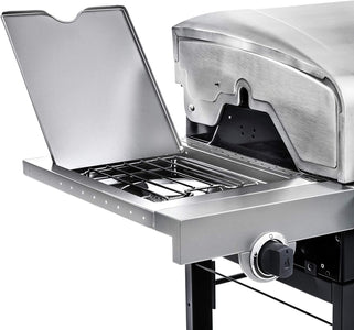 Performance Series Convective 4-Burner with Side Burner Cart Propane Gas Stainless Steel Grill - 463377319