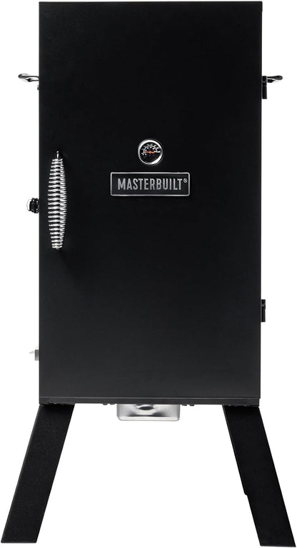 MB20070210 Analog Electric Smoker with 3 Smoking Racks, 30 Inch, Black