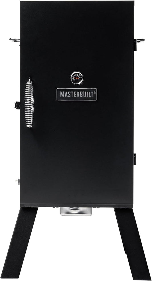 MB20070210 Analog Electric Smoker with 3 Smoking Racks, 30 Inch, Black