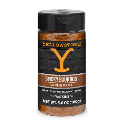 Yellowstone Smoky Bourbon Seasoning and Rub, 5.6Oz