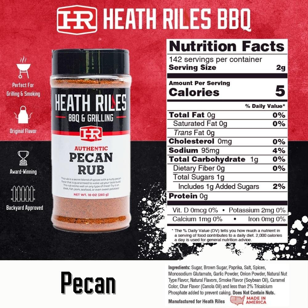 Heath Riles Apple, Cherry and Pecan Rub Seasonings Bundle