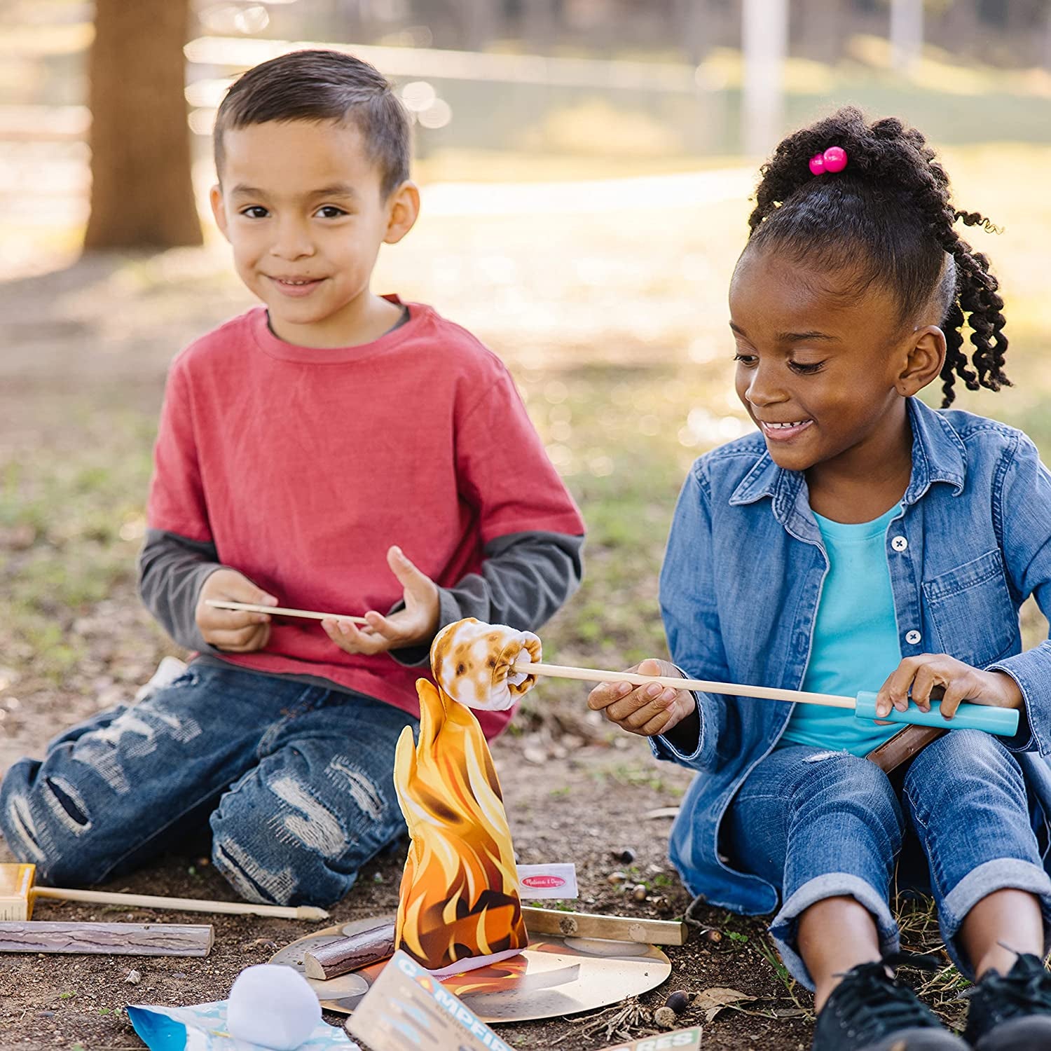 Melissa & Doug Let'S Explore Campfire S'Mores Play Set - Play Campfire Sets for Kids Ages 3+