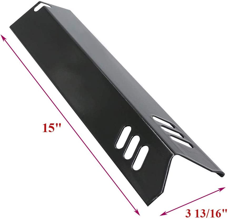 Porcelain Grill Heat Shields Replacment for Dyna-Glo DGF510SBP, DGF493BNP, Barbeque Grill Heat Plates for Backyard Grill Replacement Parts BY15-101-001-02, BY13-101-001-13, GBC1460W
