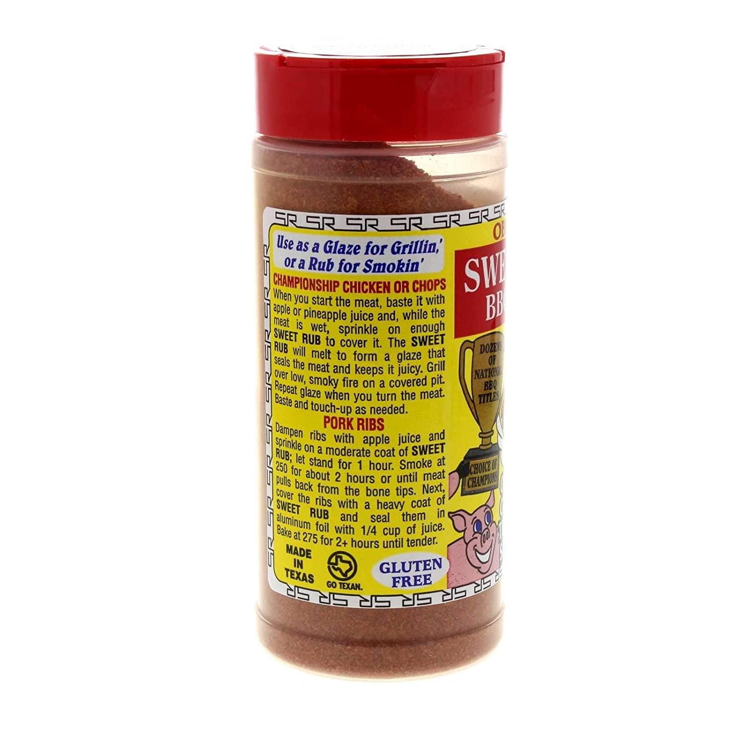 Obie-Cue'S Sweet Rub BBQ Spice for Chicken, Chops & Ribs (12 Oz)