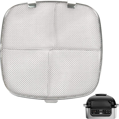 Stainless Steel Splatter Shield for Ninja Foodi AG301, Air Fryer Accessories for Ninja Foodi 5-In-1 Indoor Grill, Replacement Parts for Ninja Foodi AG300, AG300C,AG301C, AG302, AG400