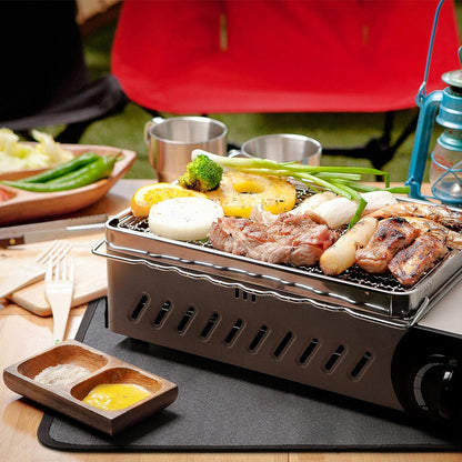 FLASLD Fireproof & Waterproof under Blackstone Griddle BBQ Mat, Protect Your Prep Table and Outdoor Grill Table - Heat Resistant Grill Table Mat (Black,16 X 24In)…