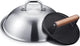 Homenote Griddle Accessories for Blackstone, Commercial Grade 12 Inch Heavy Duty round Melting Dome with Cast Iron Smash Burger Press Perfect for Flat Top Hibachi Grill Indoor Outdoor