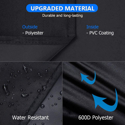 NEXCOVER 28 Inch Griddle Cover | for Blackstone 28 Inch 2 Burner Griddle Cooking Station | Waterproof Heavy Duty Gas Grill Cover | 600D Polyester Anti-Uv Canvas Flat Top BBQ Cover with Support Pole.