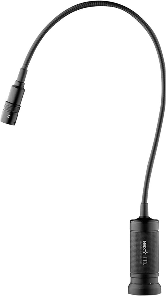 NT-7647 20-Inch Gooseneck Flashlight Cree LED with Magnetic Base, Flexible LED Light, Zoomable Lens, IP54 Rating Waterproof. Work Bench, Auto Repair, Grill Light, Inspection