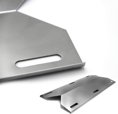 SPA231 (4-Pack) Stainless Steel BBQ Gas Grill Heat Plate, Heat Shield, Heat Tent, Burner Cover, Vaporizor Bar, and Flavorizer Bar for Costco Kirland, Jenn-Air, Nexgrill, Lowes (17 3/4