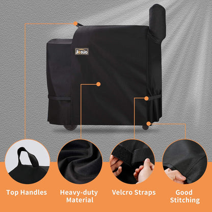 Grill Cover for Traeger 34, Grill Accessories for Traeger Pro 34 Series, Heavy Duty Waterproof Pellet Grill Smoker Cover