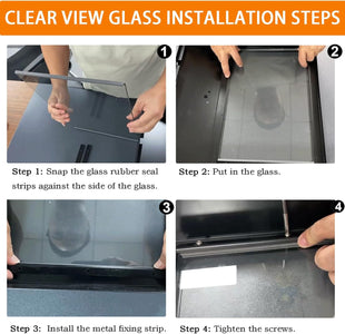 Griddle Clear View Lid for Blackstone 36 Inch Griddle, NEW Griddle Hard Cover with Glass Window Hood for 36" Blackstone Flat Top Griddle Station 1554, 2149 Blackstone Griddle Accessories