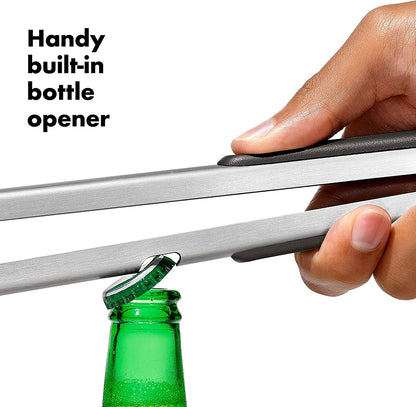 Good Grips Grilling Tools, Tongs and Turner Set, Black