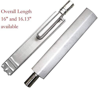 Cast Stainless Steel Grill Burner SS304 Universal BBQ Grill Burner 16.13", Compatible with 26102 23301 16516 44305 Aussie Bull Blaze Char-Broil Jenn AIR NEXGRILL Thermos Turbo Gas Grills