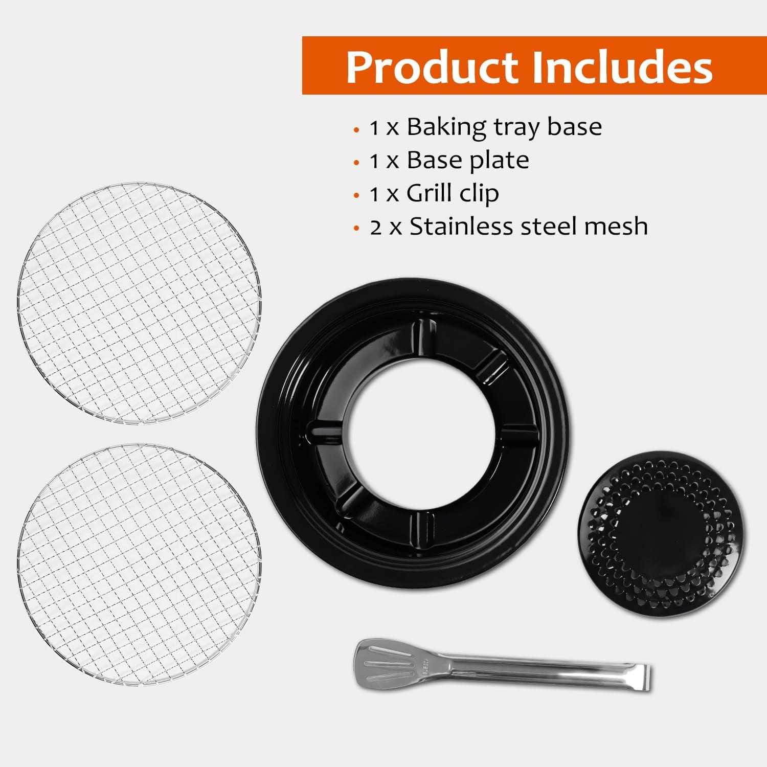 Korean Cookware Aburi Stove Top Grill Pan, Black, Korean BBQ Grill Plate Complete with a Built-In Water Pan Free 304 Stainless Steel Barbecue Tongs (Japan Import)