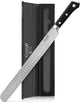 Cutluxe Slicing Carving Knife – 12" Brisket Knife, Meat Cutting and BBQ Knife – Razor Sharp German Steel – Full Tang & Ergonomic Handle Design – Artisan Series