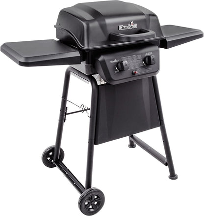 American Gourmet 463672717 Classic 280 2-Burner Liquid Propane Gas Grill, No Side, Black