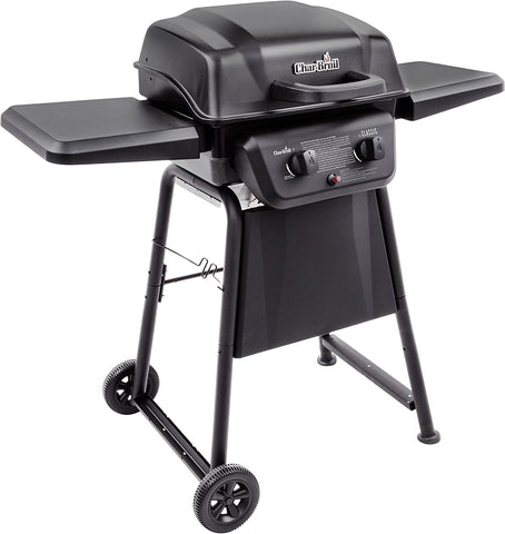 Image of American Gourmet 463672717 Classic 280 2-Burner Liquid Propane Gas Grill, No Side, Black