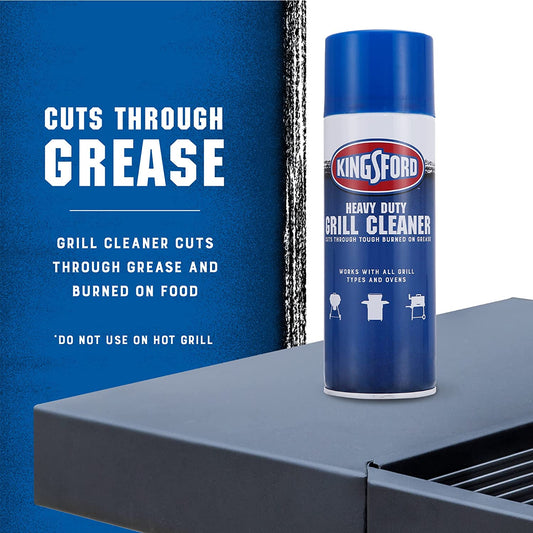 Kingsford Grill Cleaner Aerosol Spray 19Oz | BBQ Grill Cleaning Accessories Aerosol Spray for Cleaning Barbeque Grills | Quick Clean 19Oz Spray Aerosol for Barbecue Grills