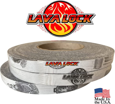 Image of 1/2" X 1/8" Lavalock High Temp BBQ Gasket Smoker Seal for Nomex Door Lid, Self Stick Grey