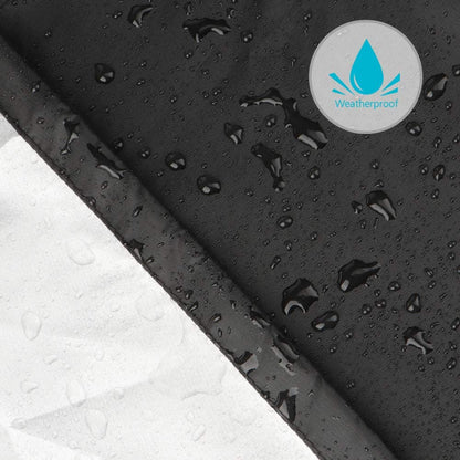 Grill Cover 58 Inch, Icover Waterproof BBQ Gas Grill Cover, Polyester Easy On/Off, Dustproof Fade Resistant for Weber Char-Broil Nexgrill and More Grills