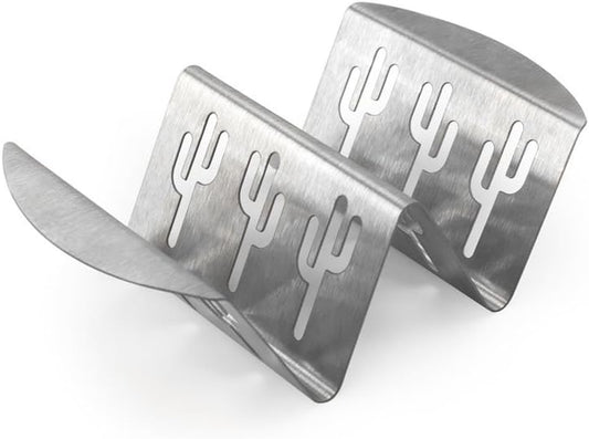 Nordic Ware 365 Indoor/Outdoor Stainless Steel Taco/Rib Grilling Rack, 8.5-Inch