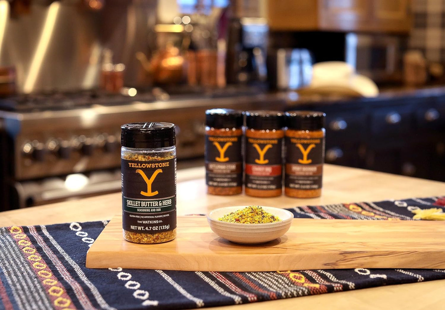 Yellowstone Skillet Butter & Herb Seasoning and Rub, 4.7Oz