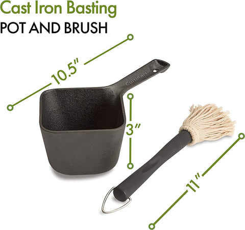 Image of CBP-300 Cast Iron Basting Pot and Brush