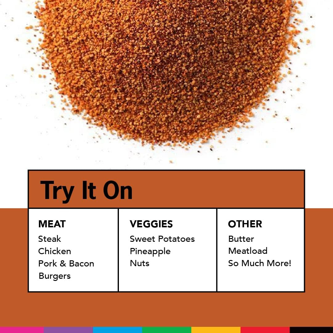Spiceology - Smoky Honey Habanero - Sweet & Spicy BBQ Rub - Barbeque Rubs, Spice Blends and Seasonings for Smoking or Grilling - Use On: Chicken, Wings, Pork, Steak, Nuts, Butter, Bacon, or Burgers - 5.7 Oz