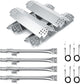 Professional title: "Premium Stainless Steel Grill Replacement Parts for Nexgrill 4-Burner Models 720-0830H, 720-0888N/S, 720-0783E, 720-0830X - Includes Grill Burner, Heat Plates, and Igniter Kit - Compatible with Home Depot Nexgrill"