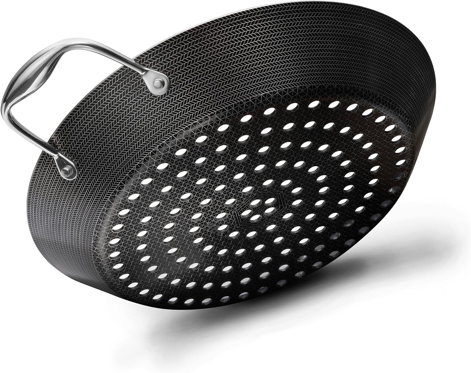 Hybrid Nonstick BBQ Grill Pan, Heat-Safe to 900º F, Dishwasher Safe