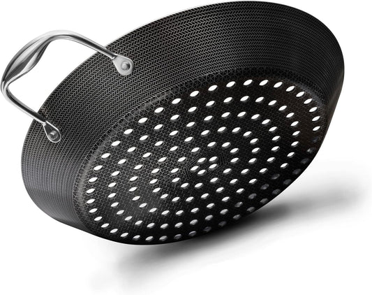Hybrid Nonstick BBQ Grill Pan, Heat-Safe to 900º F, Dishwasher Safe