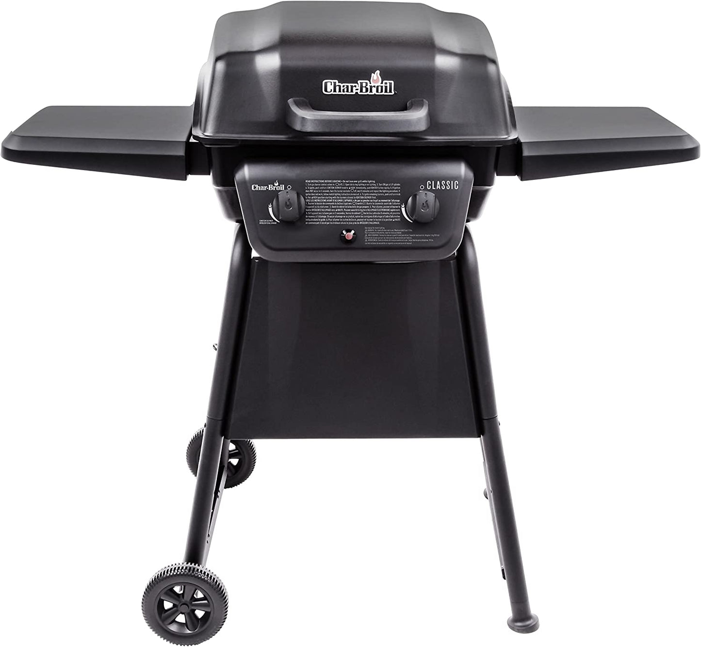 American Gourmet 463672717 Classic 280 2-Burner Liquid Propane Gas Grill, No Side, Black