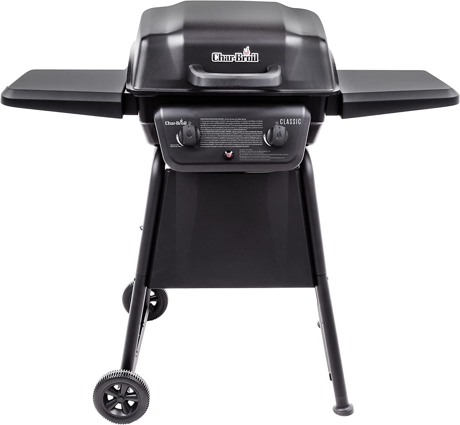 American Gourmet 463672717 Classic 280 2-Burner Liquid Propane Gas Grill, No Side, Black