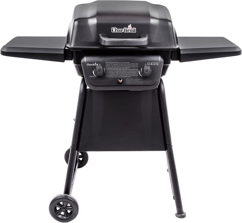 Image of American Gourmet 463672717 Classic 280 2-Burner Liquid Propane Gas Grill, No Side, Black