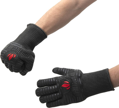 BBQ Gloves Heat Resistant 1,472℉ Extreme. Kitchen Dexterity Handle Oven Cooking Hot Food on Cast Iron, Baking, Barbecue, Smoker. Multi-Purpose Fireproof Indoor Outdoor Use Men & Women.