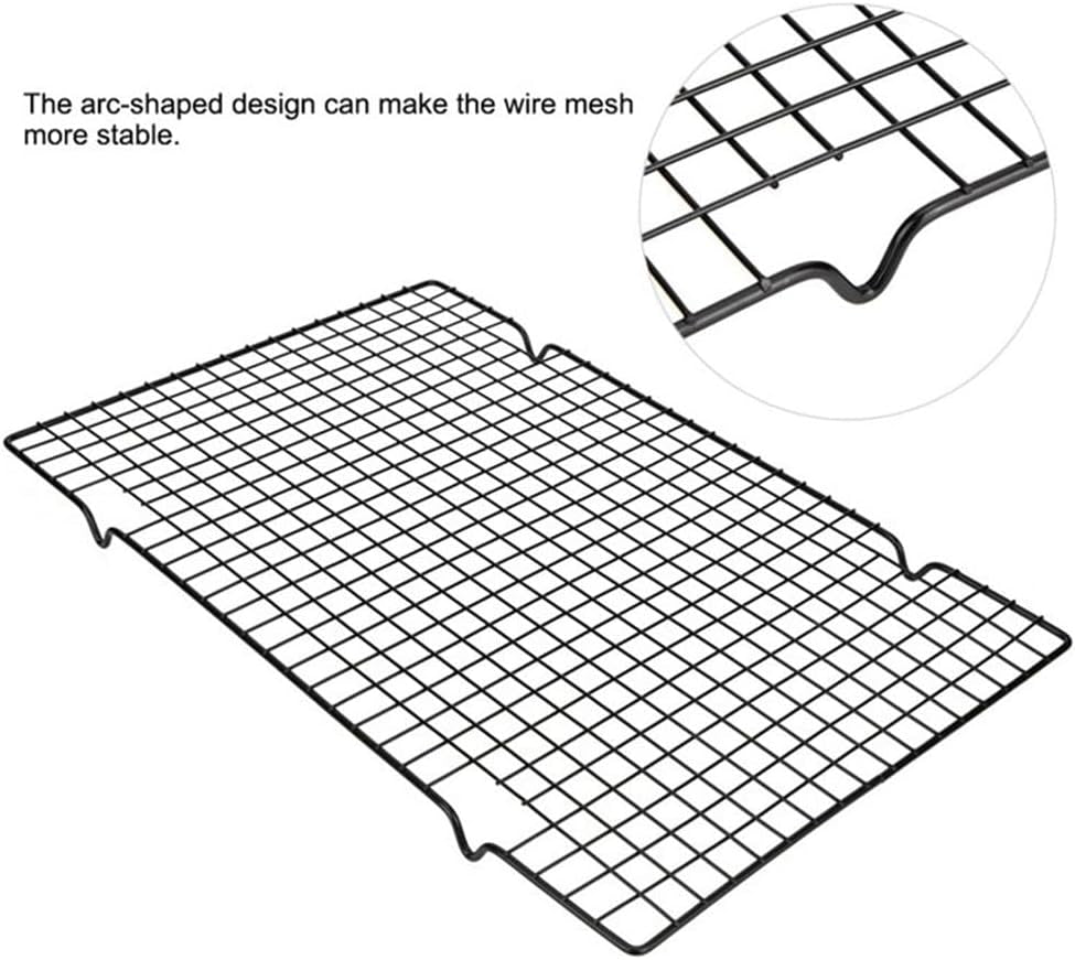 16 * 10 Inch BBQ Grill Mesh Metal BBQ Barbecue Grill Grilling Mesh Wire Cooking Net Outdoor,Barbecue Grilled Grid