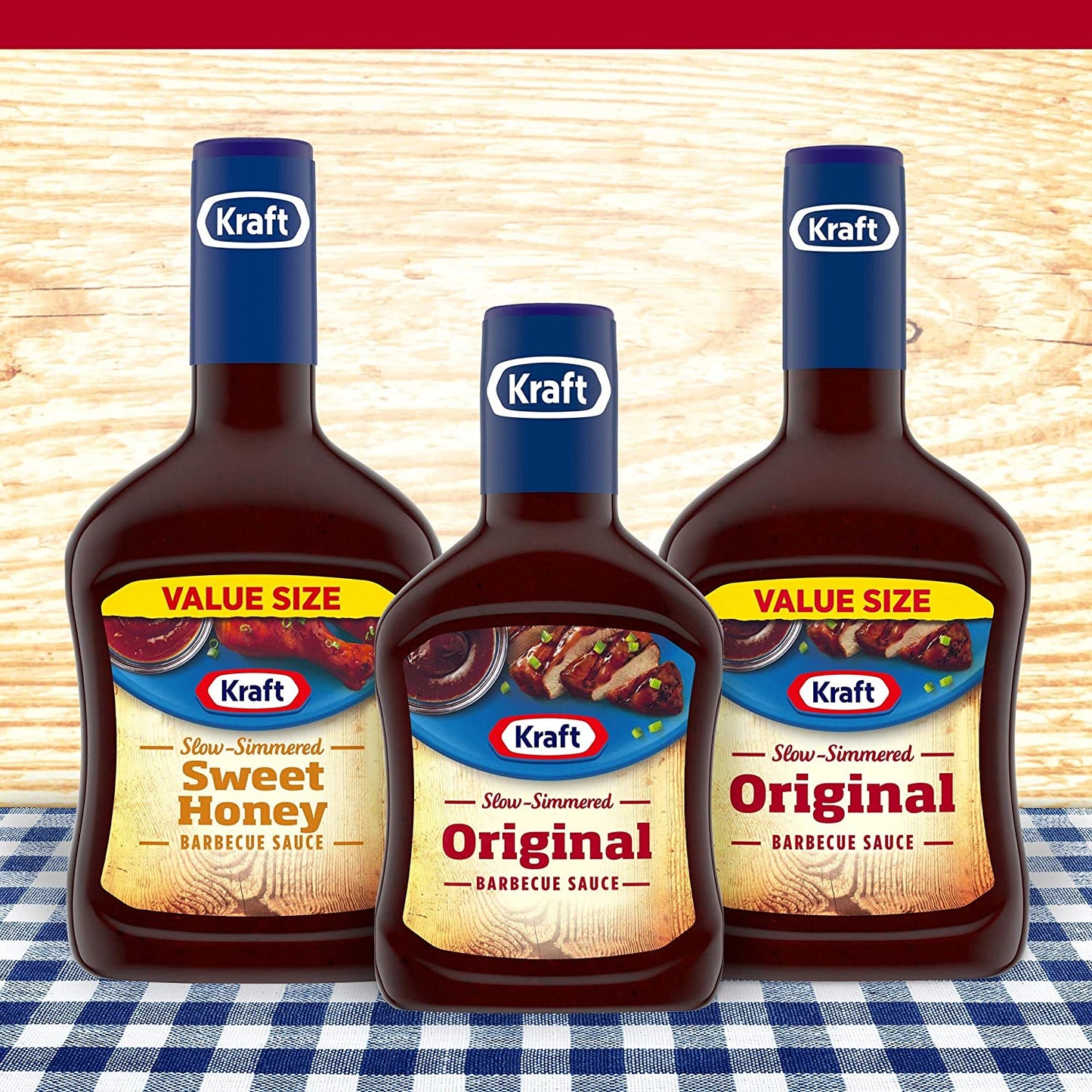 Kraft Original Slow-Simmered BBQ Barbecue Sauce (18 Oz Bottle)