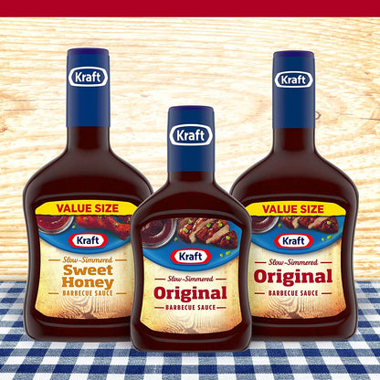 Kraft Original Slow-Simmered BBQ Barbecue Sauce (18 Oz Bottle)