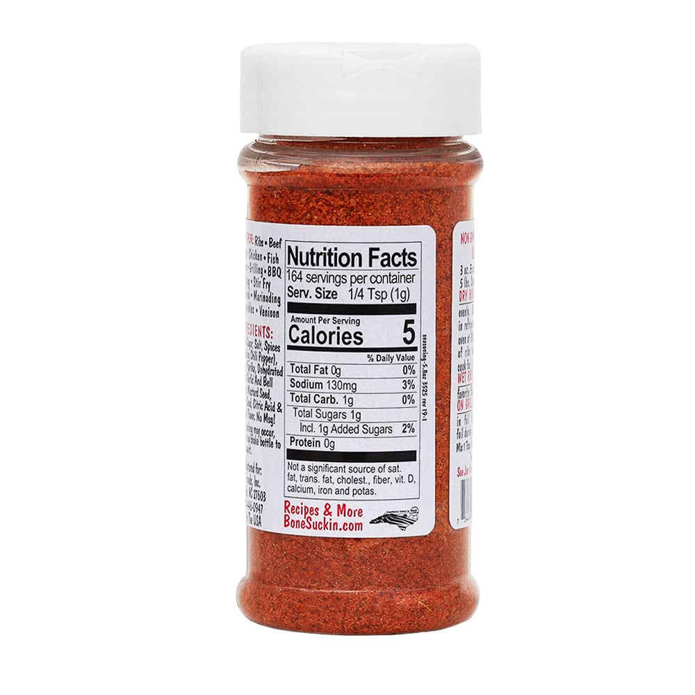 Bone Suckin' Seasoning & Rub 5.8 Ounce (Pack 3)