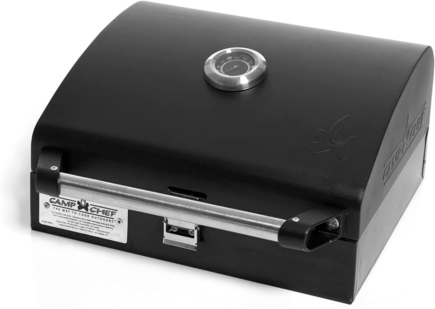 Camp Chef Deluxe BBQ Grill Box, Single Burner Accessory, Cooking Dimensions: 14 In. X 16 In