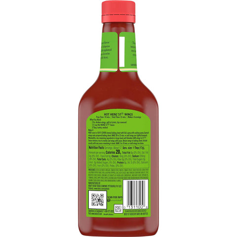 Image of Heinz Hot 57 Sauce, 10 Oz Bottle